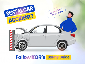 What to do in Dubai when happen the accident in Rental Car?