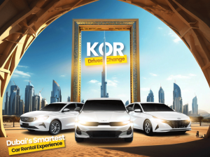 KOR Rent A Car Dubai offering cheap car rentals, no deposit, and flexible monthly plans
